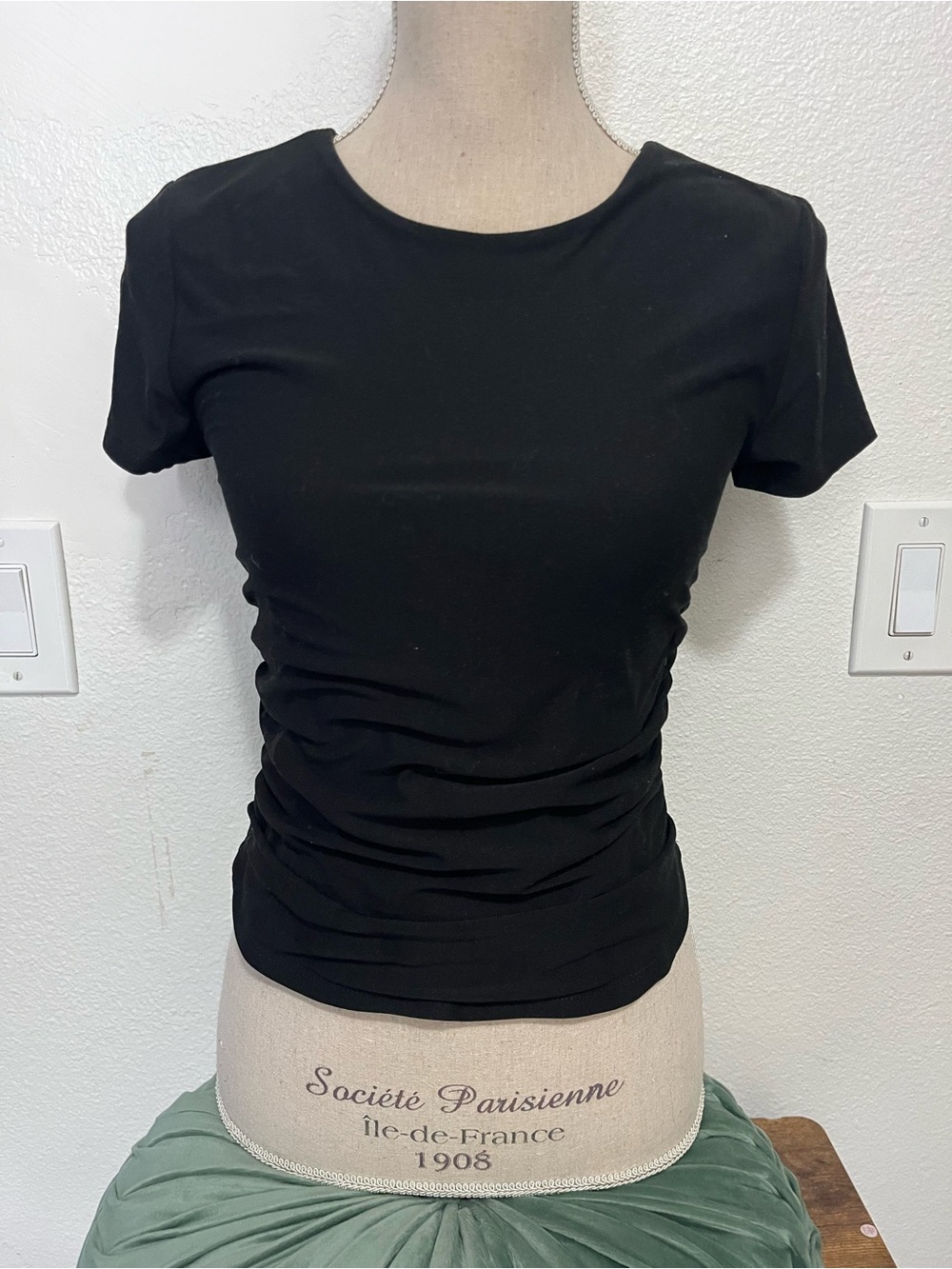 Pink Republic Black Short-Sleeve Women’s Tee